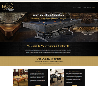 Billiard Website